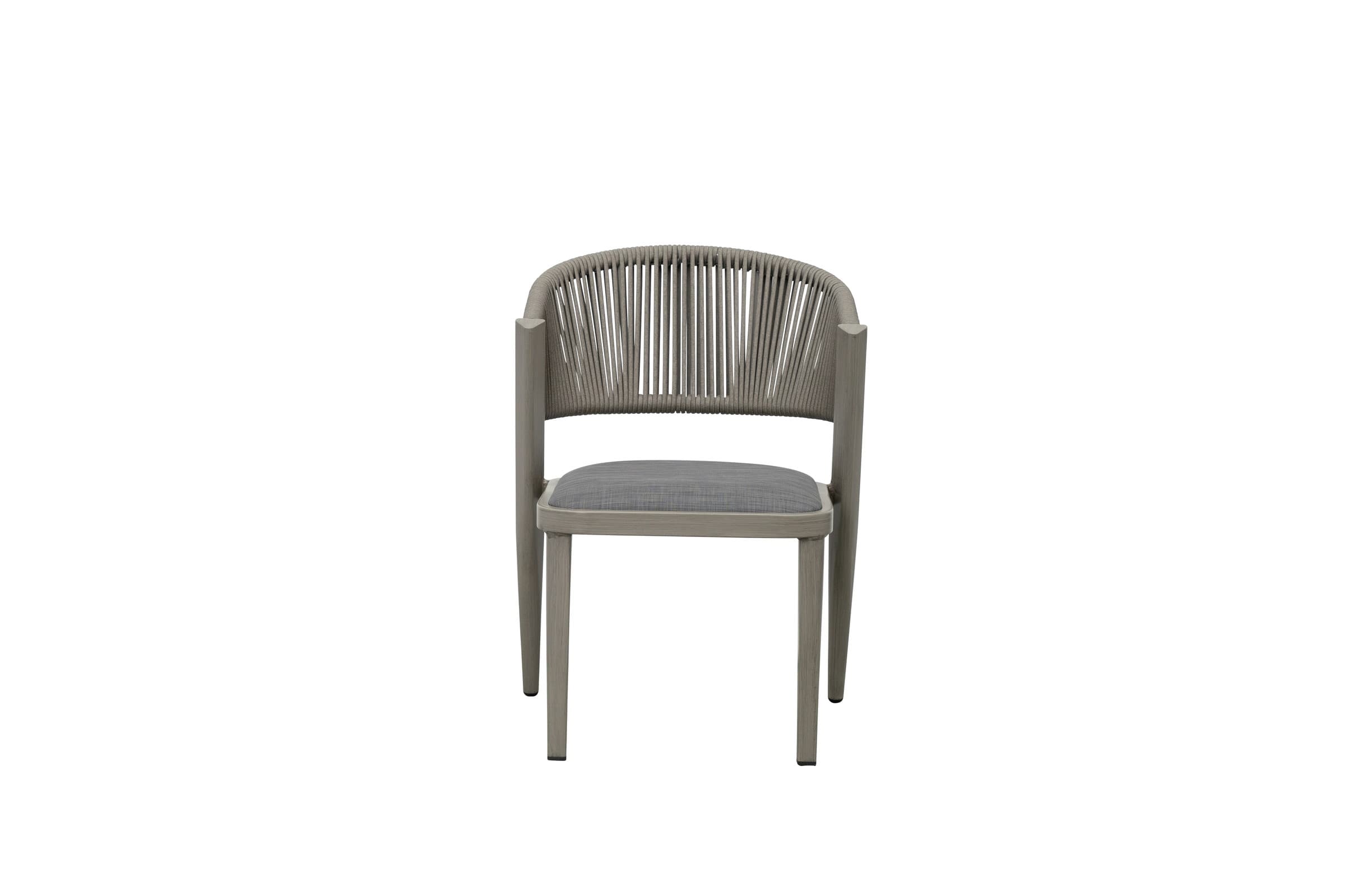 BP-3232-R outdoor dining set with four rope-weave chairs on a terrace — view 11