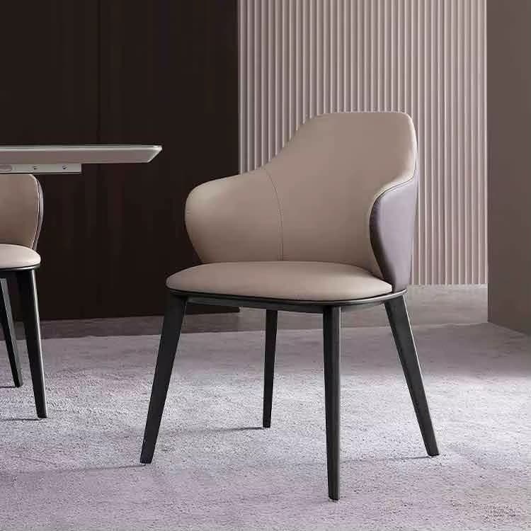 GY8012 dining chair in a room with fluted wall panelling