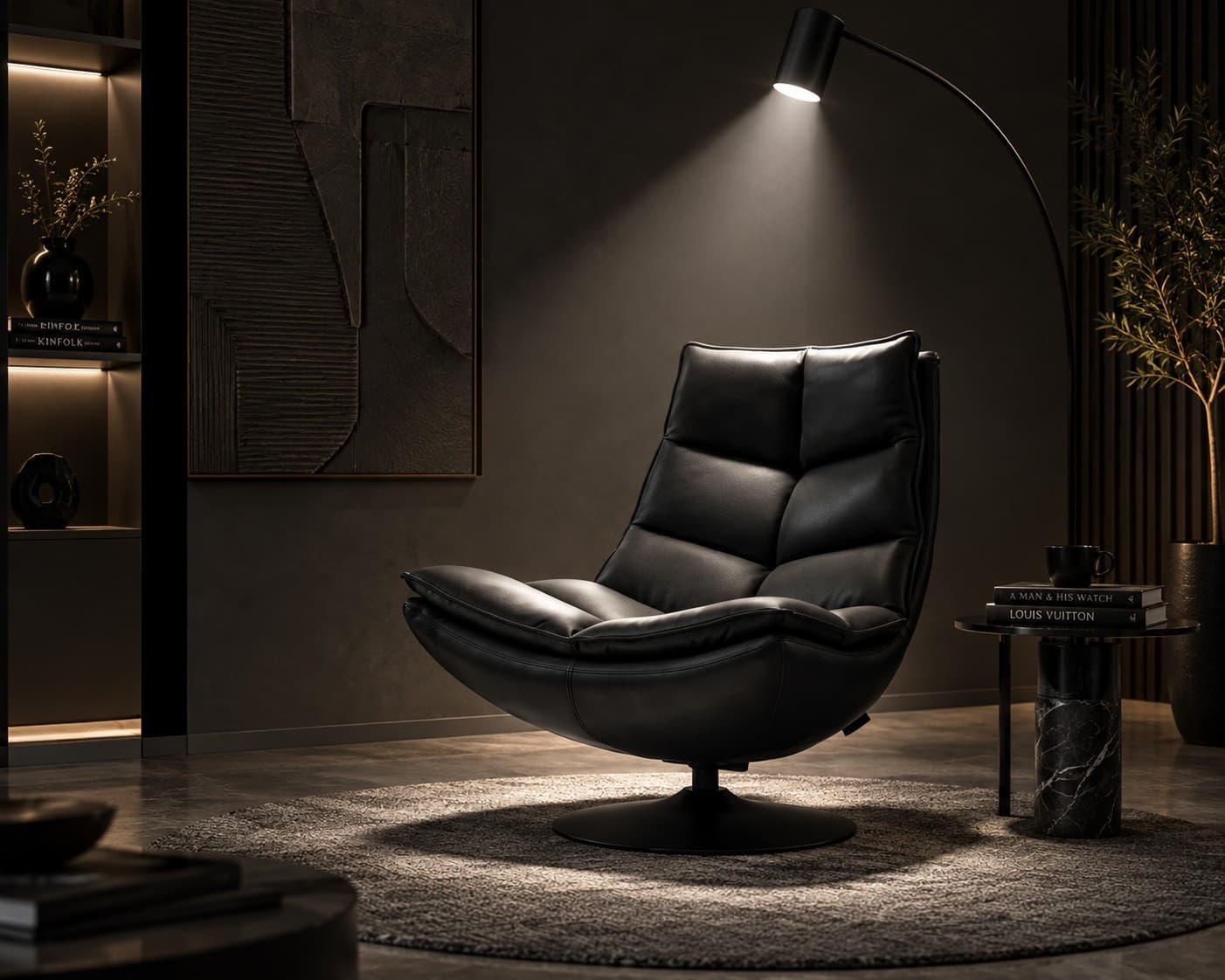 C0543-1D Leather Relaxing Chair