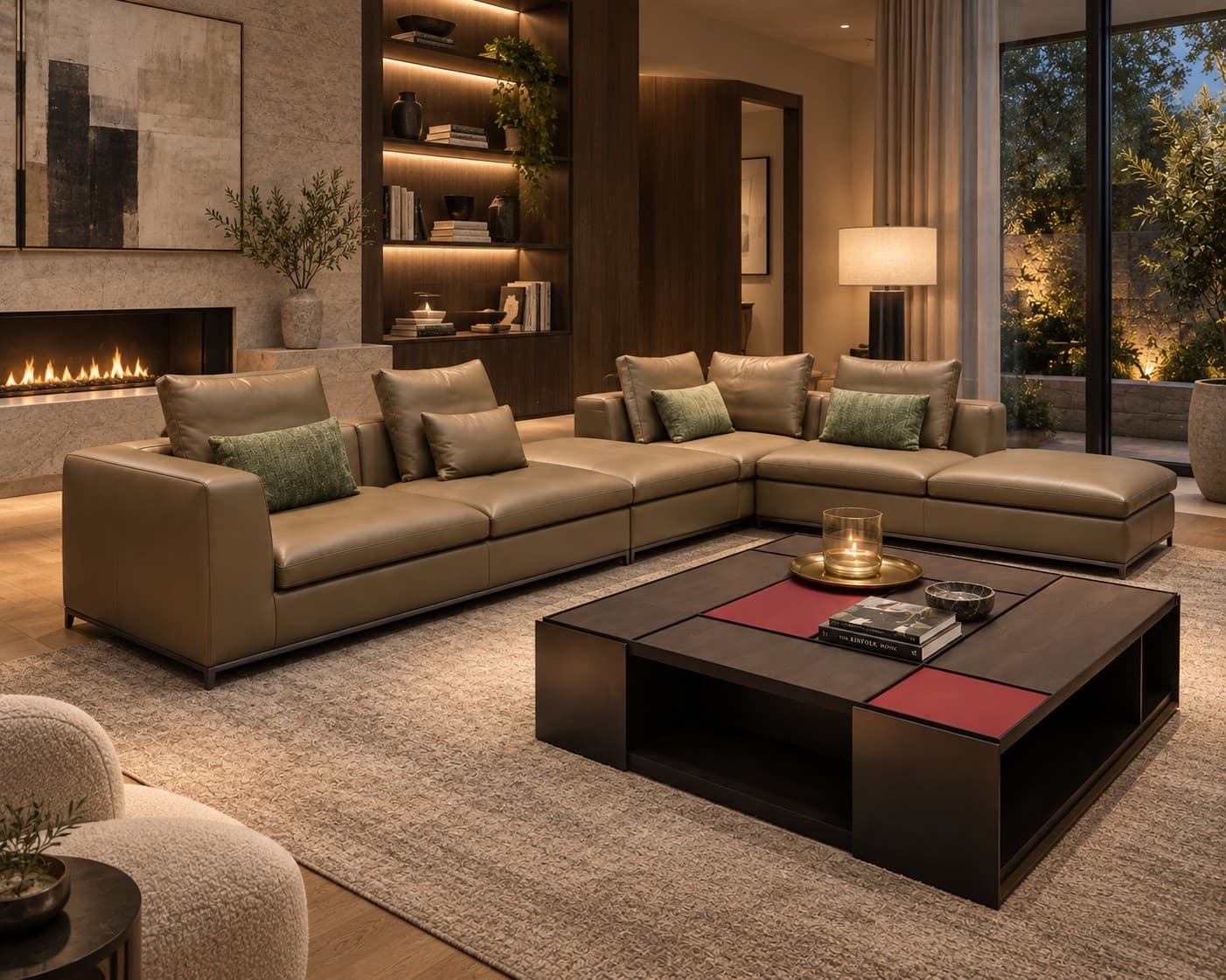 F9393 Leather Sofa
