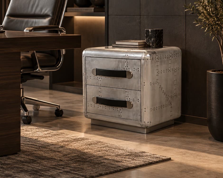 T0215A-01 Metal Side Table